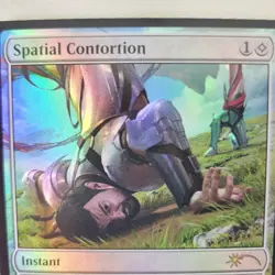 1x MTG FOIL Spatial Contortion Friday Night Magic FNM Promo NM Near Mint - Image 5