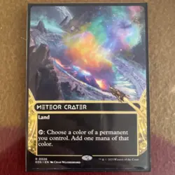 MTG - Meteor Crater - Borderless - EOS 0026 - Edge of Eternities - Rare - Magic - Image 1