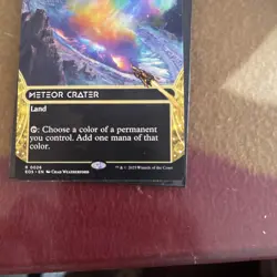 MTG - Meteor Crater - Borderless - EOS 0026 - Edge of Eternities - Rare - Magic - Image 3