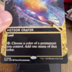 MTG - Meteor Crater - Borderless - EOS 0026 - Edge of Eternities - Rare - Magic - Image 4