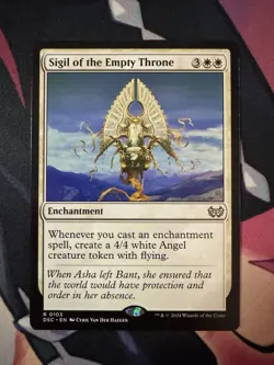 Sigil of the Empty Throne [Commander: Duskmourn] MTG Magic NM/M ⚪⚪ - Image 1