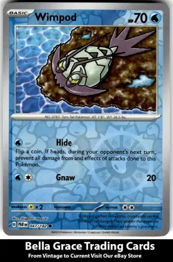 Wimpod #047/182 SV04: Paradox Rift Pokemon Common Reverse Holo - Image 1