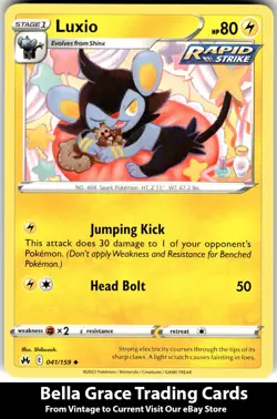 Luxio #041/159 Crown Zenith Pokemon Uncommon Regular - Image 1