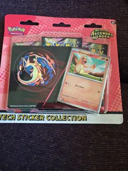 Pokemon TCG Mega Evolution Ascended Heroes Tech Sticker Collection Charmander - Image 1
