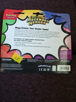 Pokemon TCG Mega Evolution Ascended Heroes Tech Sticker Collection Charmander - Image 2
