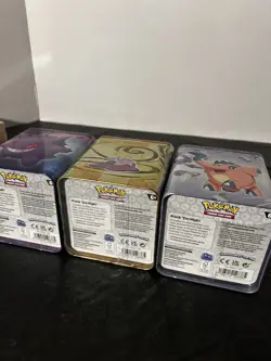Pokemon TCG: Stacking Tin Set of 3 - Psychic Dragon Metal. New/Sealed. - Image 3