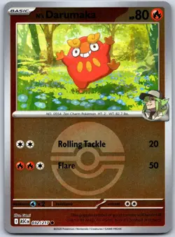 N's Darumaka (Poke Ball) 032/217 Common ME: Ascended Heroes Pokemon Near Mint - Image 1