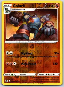 Golurk 083/172 Rare Brilliant Stars Pokemon Reverse Holo Near Mint - Image 1
