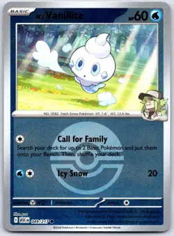 N's Vanillite (Poke Ball) 049/217 Common ME: Ascended Heroes Pokemon Near Mint - Image 1
