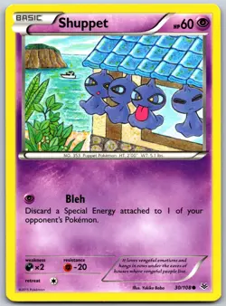 Shuppet 30/108 Common Roaring Skies Pokemon Near Mint - Image 1