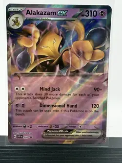 Pokemon TCG - Alakazam ex - 050 - Scarlet & Violet Black Star Promo - Holo 1444 - Image 1