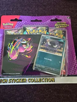 Pokemon TCG Ascended Heroes Tech Blister Pack - New & Sealed - (Gastly) - Image 1