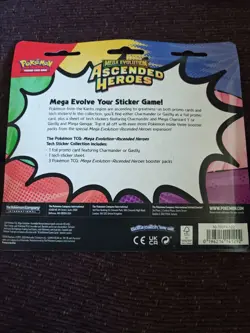 Pokemon TCG Ascended Heroes Tech Blister Pack - New & Sealed - (Gastly) - Image 2