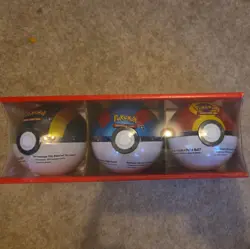 Pokemon Pokeball Tins - Costco Exclusive 3-Pack - Brand New Factory Sealed G25 - Image 1