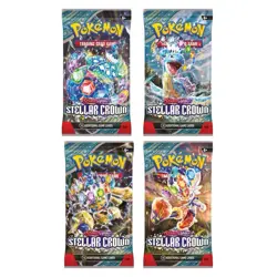Pokemon TCG Stellar Crown - Single Booster Pack - SEALED - Image 1