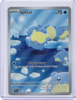 Spheal - 199/191 NM Illustration Rare (EN) - Pokemon TCG SV08: Surging Sparks - Image 1