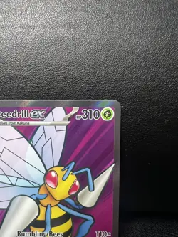 Beedrill ex 098/086 Ultra Rare Full Art Pokemon TCG Chaos Rising CRI English - Image 3