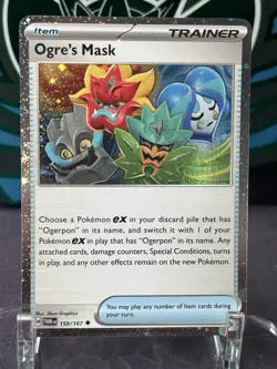 Pokemon Ogre's Mask Twilight Masquerade #159/167 Promo Cosmos Holo Near Mint - Image 1