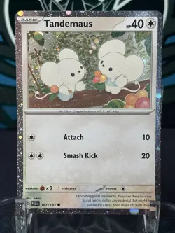 Pokemon Tandemaus Promo #167/193 Cosmos Holo Near Mint - Image 1