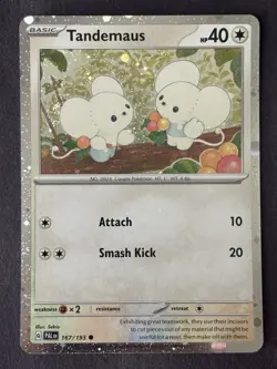 Pokemon Tandemaus Promo #167/193 Cosmos Holo Near Mint - Image 2