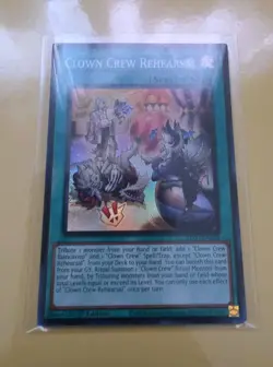 X3 Clown Crew Rehearsal BLZD-EN059 Super Rare 1st Edition NM Yugioh - Image 1
