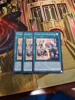 3X Clown Crew Rehearsal BLZD-EN059 Super Rare 1st Edition NM Yugioh - Image 1