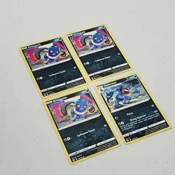 Croagunk 109/195 and Toxicroak 110/195 Silver Tempest Uncommon Pokemon X4 - Image 4