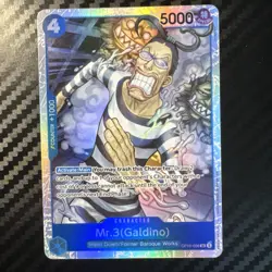 Mr.3(Galdino) OP16-056 SR The Time of Battle Foil English One Piece - Image 1