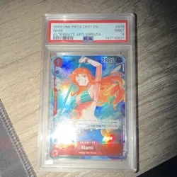 Bandai Nami Alternate Art Errata Rare Foil OP01-016 Romance Dawn PSA 9 - Image 1