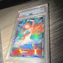 Bandai Nami Alternate Art Errata Rare Foil OP01-016 Romance Dawn PSA 9 - Image 2