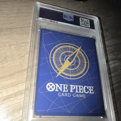 Bandai Nami Alternate Art Errata Rare Foil OP01-016 Romance Dawn PSA 9 - Image 3