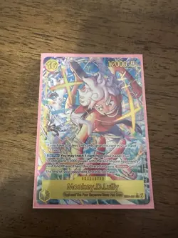 Monkey D. Luffy Power One Piece CCG SEC (ALTERNATE ART) EB04-061 OP15-EB04 - Image 1