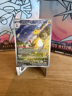 Ampharos 90/86 Chaos Rising Illustration Rare Pokemon Card Near Mint - Image 1