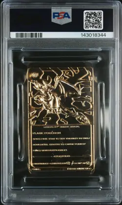 1999 BURGER KING POKEMON GOLD CARDS CHARIZARD PSA 8 - Image 2