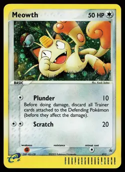 Meowth 013 Holo Nintendo Black Star Promo Pokemon Card - Image 1