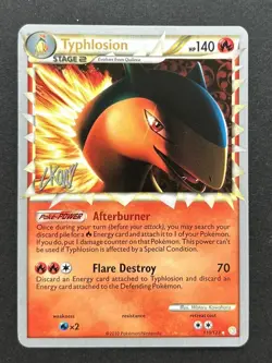 Typhlosion 110/123 Non Holo World Championship 2011 Pokemon Card - Image 1