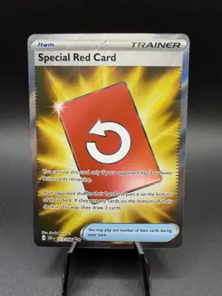 Special Red Card 113/86 Ultra Rare Holo Card - Pokemon Chaos Rising Near Mint - Image 1