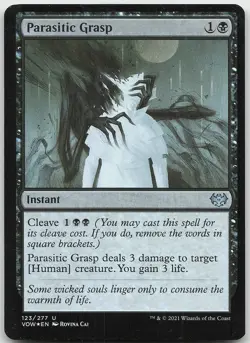 Parasitic Grasp FOIL Uncommon Innistrad: Crimson Vow LP MTG - Image 1