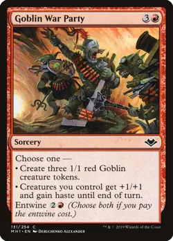 4x Goblin War Party - NM - Various Modern Horizons - SPARROW MAGIC - Image 1