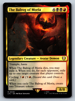 The Balrog of Moria - Lord of the Rings Commander - MTG - Image 1