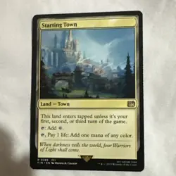 Starting Town 0289 Regular Land Magic the Gathering Final Fantasy NM Not Played - Image 1