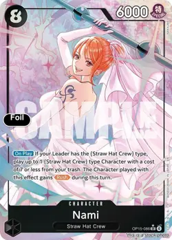 Nami (Alternate Art) [OP15-EB04 - OP15-086] - NM [Foil] TCG One Piece - Image 1