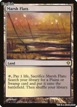 Marsh Flats EN [ZEN - 219] - MP TCG MTG - Image 1