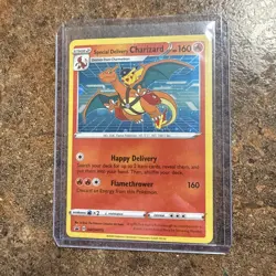 Pokemon Sword & Shield Special Delivery Charizard Promo Holo SWSH075 - Image 1