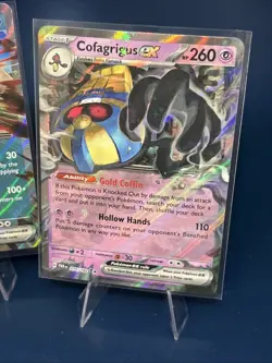 Pokemon 3 card EX Lot, Toxicroak, Cofagrigus, Mabosstiff (ash1) - Image 2