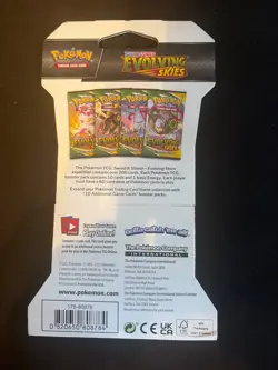 Pokemon TCG - Sword & Shield - Evolving Skies Booster Pack - New Factory Sealed - Image 2
