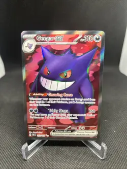 Gengar ex 193/162 Ultra Rare Temporal Forces Pokemon Near Mint - Image 1