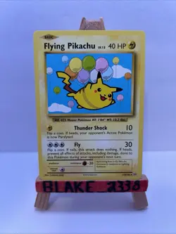 Pokemon TCG Pokemon Flying Pikachu Pikachu Secret Rare Regular -A1 - Image 1