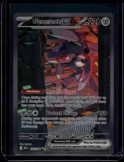 Pokemon TCG Genesect ex 169/086 Black Bolt Special Illustration NM - Image 1