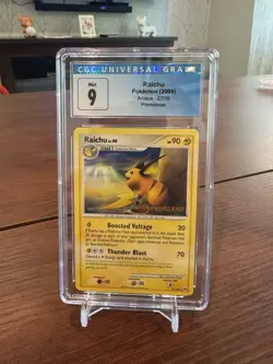 Pokemon Prerelease Stamped Raichu 2009 Platinum Arceus 27/99 CGC Mint 9 - Image 1